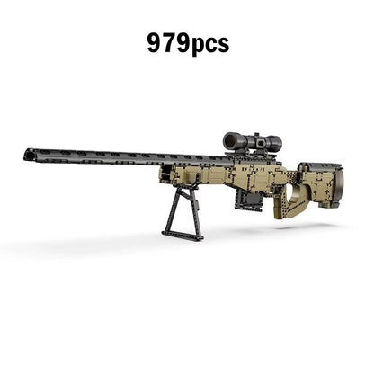 Assault Rifle Bricks Toy